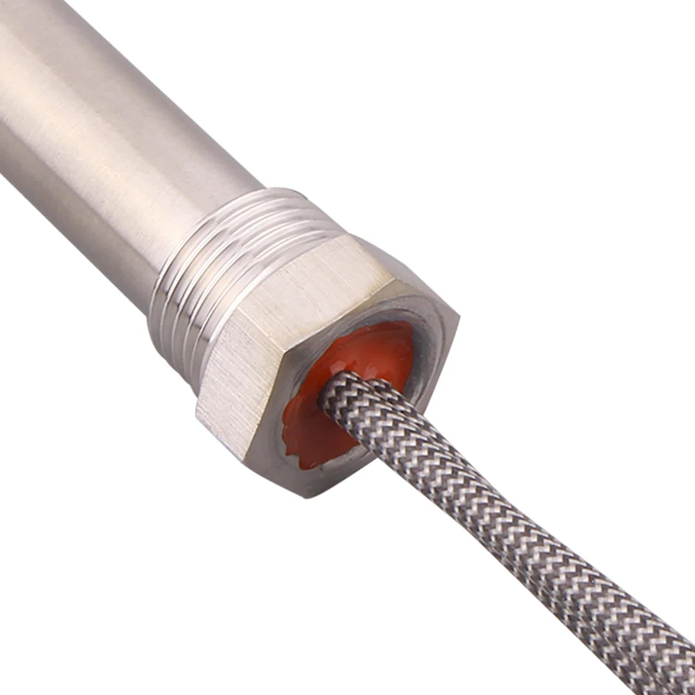 Immersion Cartridge Heater 1/2" Thread Cylindrical Hot Rod Resistance 220V 300W 500W 1/1.5/2KW Electric Water Heating Element by MVEnergo