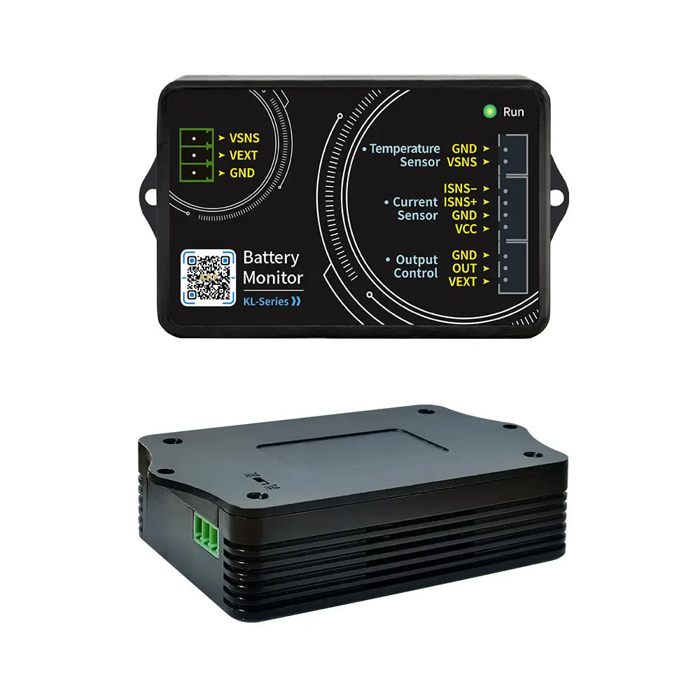 Battery Monitor Bluetooth KL-F DC 0-120V 0-600A Battery Tester Voltage Current VA Meter Battery Coulomb Meter Capacity Indicator