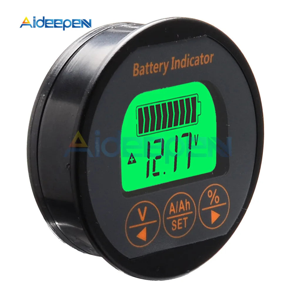DC 8-80V 50A 100A 350A TR16 Battery Tester Coulomb Counter Meter Battery Capacity Indicator Ammeter Voltmeter Battery Tester