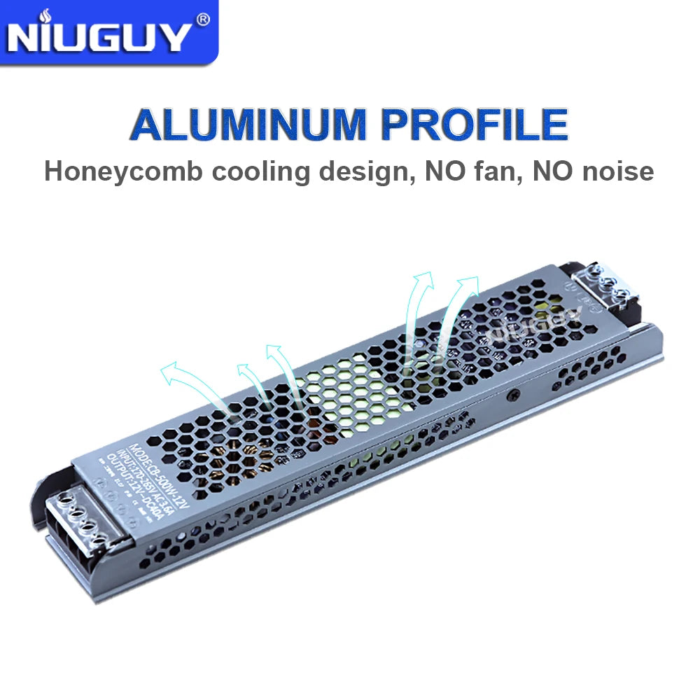 High Quality Ultra Thin LED Lighting Transformers DC 12V 24V Power Supply 60W 100W 150W 200W 300W 400W 500W LED Driver Converter