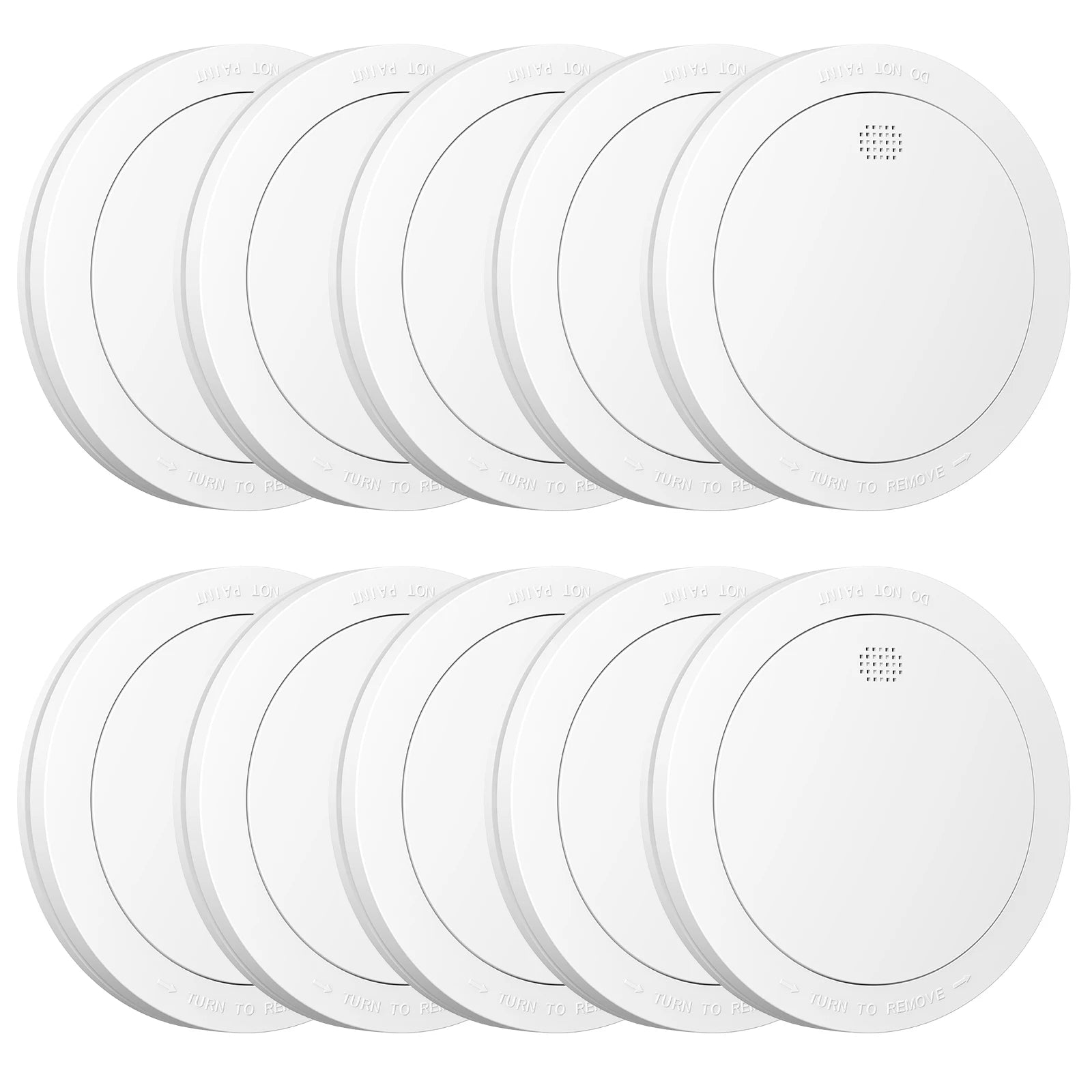 CPVAN Interlinked Smoke Detector Wireless Fire Alarm Home Security protection Smoke Alarm EN14604 10Year Battery Fire Detector