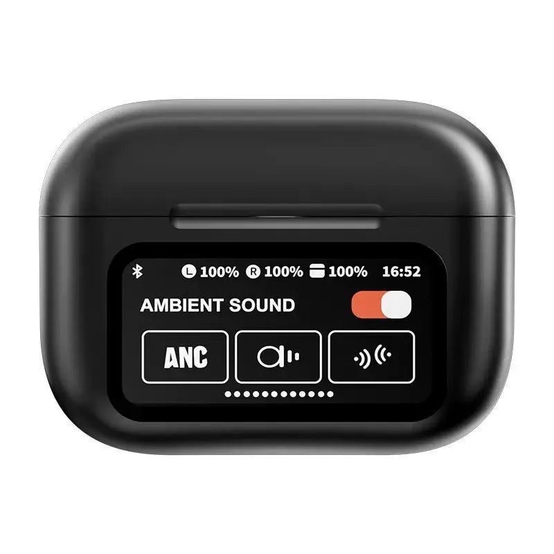 In Ear Earphones Wireless Earbuds Touch Control LCD Screen Earphone with ENC Noise Cancell Super Bass Premium Sound Long Battery by MVEnergo