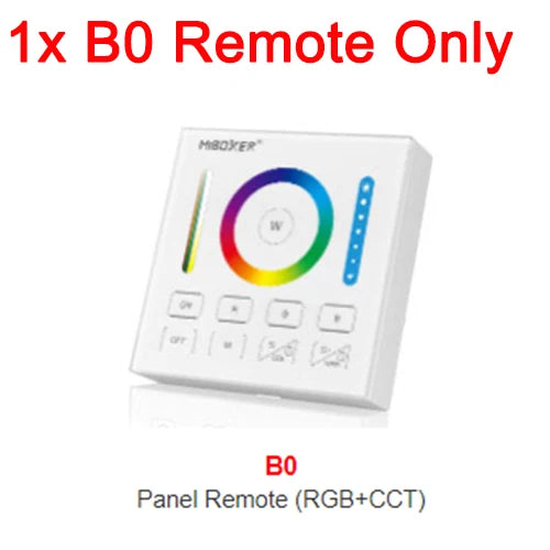 MiBoxer B0 B0-B B1 B1-B B2 B3 B3-B B4 B4-B B8 T1 T2 T3 T4 B5 Brightness/CCT/RGB/RGBW/RGBCCT Smart Panel Remote Controller Dimmer