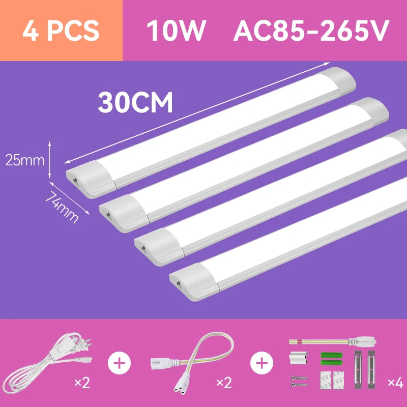 Led Lights For Kitchen Under Cabinet Lamp 220V 110V 10W 20W T5 Led Tube Plug Bedroom Wardrobe Wall Lamp Home Closet Lighting by MVEnergo