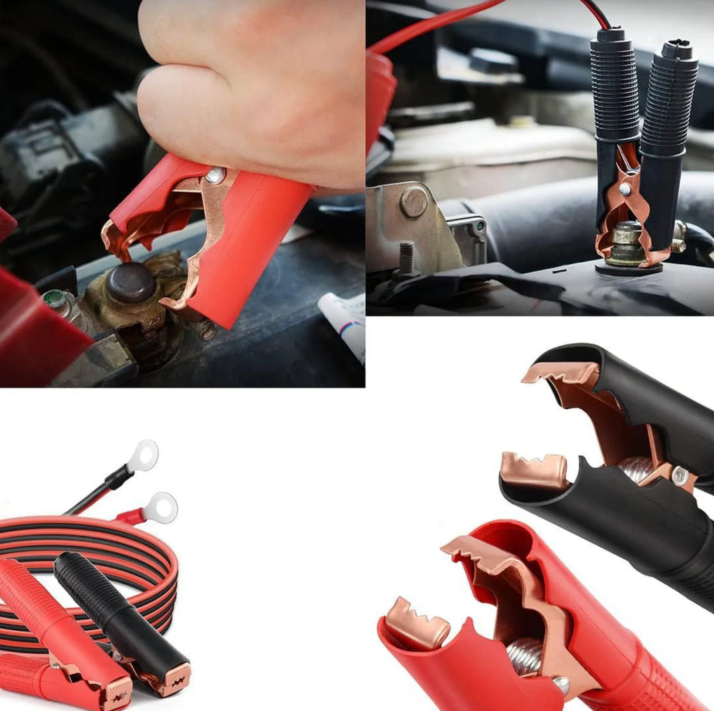 30A Fuse Battery Alligator Clip For Car Extension Cord Quick-Release Adapter Disconnect For Car Motorcycle Battery Clamp Cable by MVEnergo