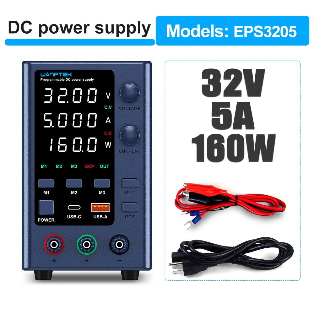 Lab Power Supply Encoder adjustment Adjustable DC Power Supply 30V 10A 5A Bench Power Source 120V 60V 5A 3A for gold-plating by MVEnergo