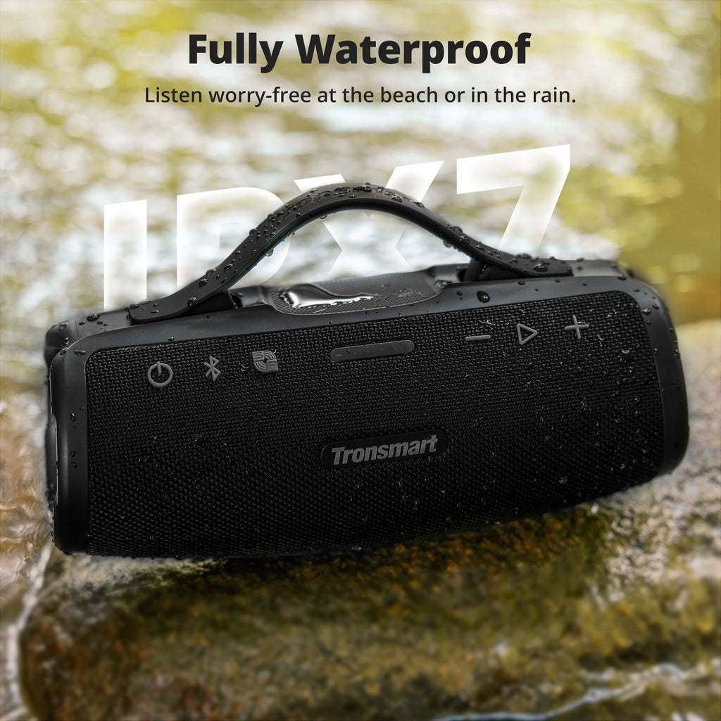 Tronsmart Mirtune S100 Speaker 50W Bluetooth Speaker with IPX7 Waterproof, APP Control, Built-in Powerbank & Retractable Handle by MVEnergo