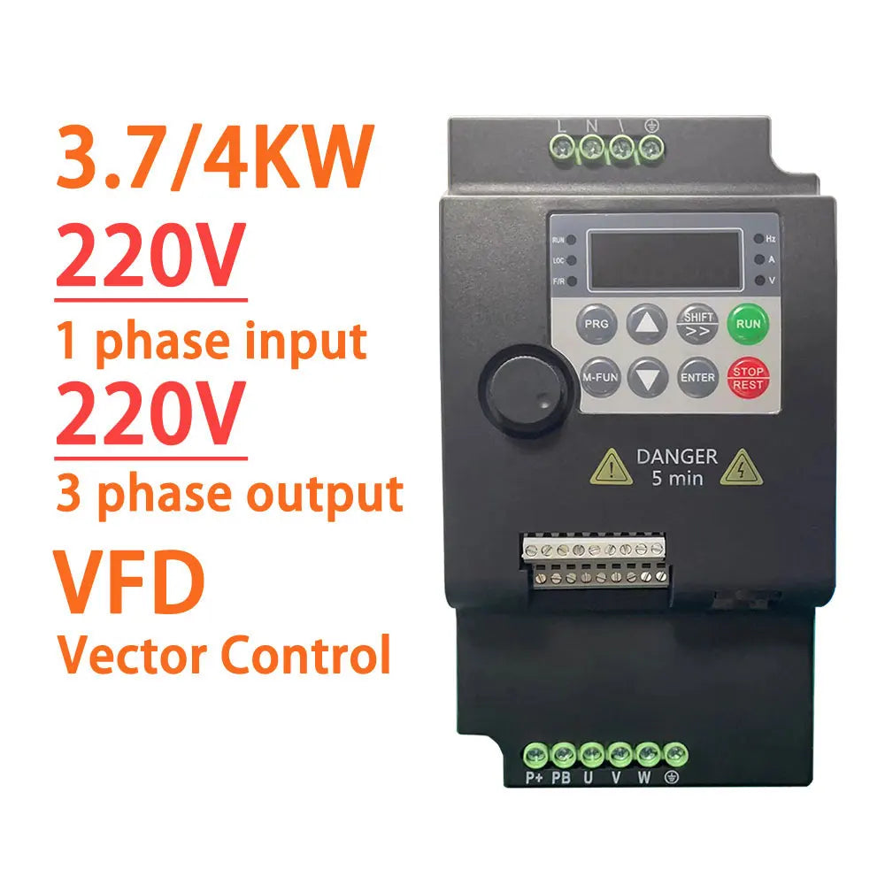 380V Or 220V Economical VFD Variable Frequency Drive Converter Inverter 0.75/1.5/2.2/3.7/4/5.5/7.5/11 KW Motor Speed Controller by MVEnergo