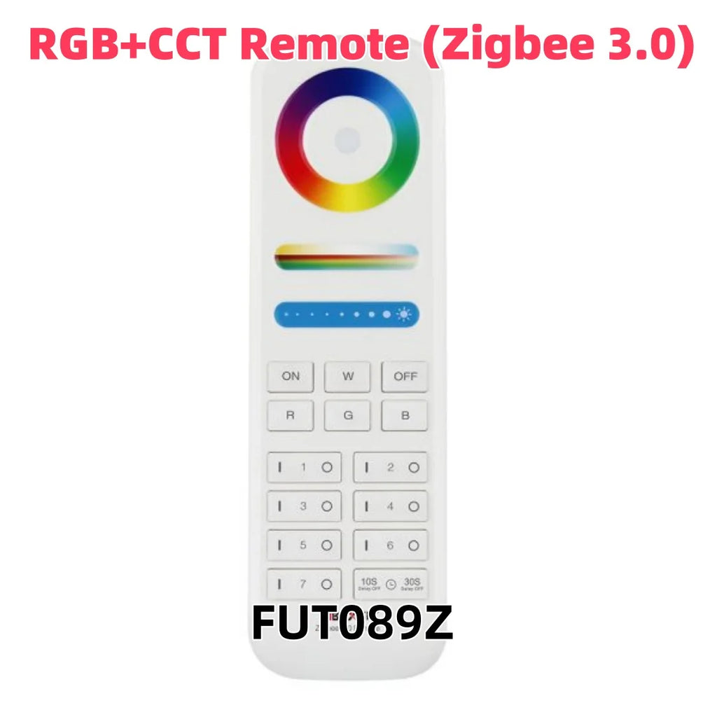 NEW FUT088/92/89/89S/89Z/86 FUT100 C4/5 Y3 PUSH1/2 S2W+2.4G RF Wireless Hand Panel Remote for Miboxer RGBCCT LED Controller Lamp