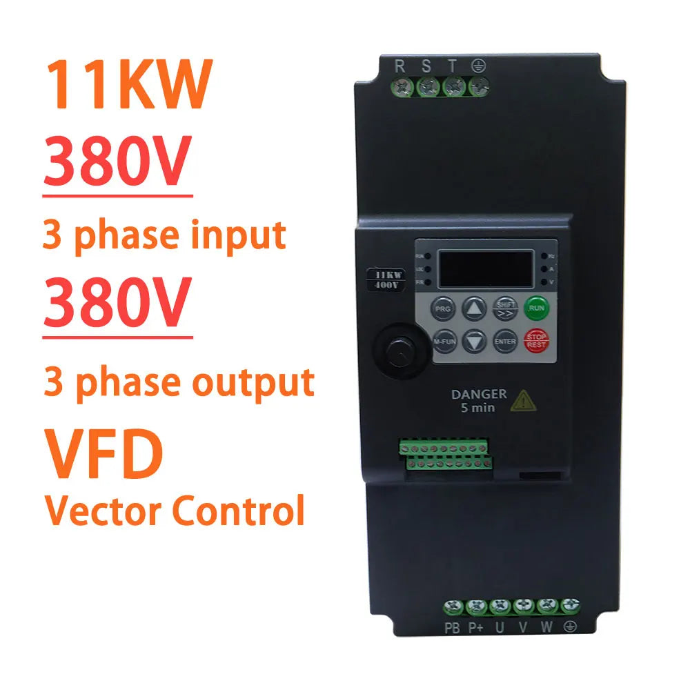 380V Or 220V Economical VFD Variable Frequency Drive Converter Inverter 0.75/1.5/2.2/3.7/4/5.5/7.5/11 KW Motor Speed Controller by MVEnergo