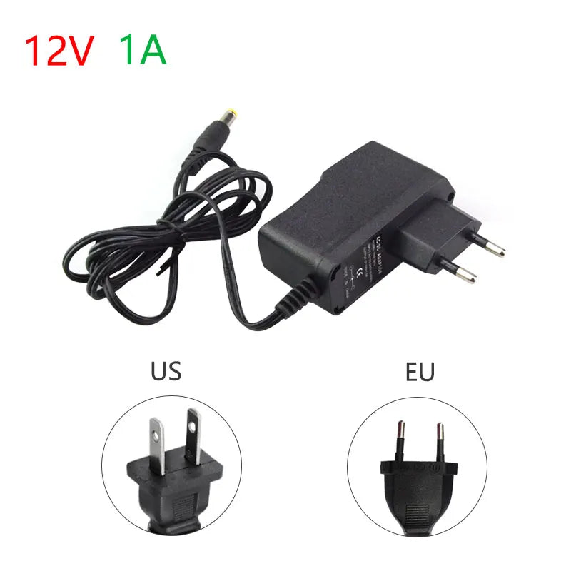 AC 110-240V To DC 12V 1A 2A 3A Universal Power Adapter Supply Charger Converter Switch EU US UK AU Plug Transformer LED Driver by MVEnergo