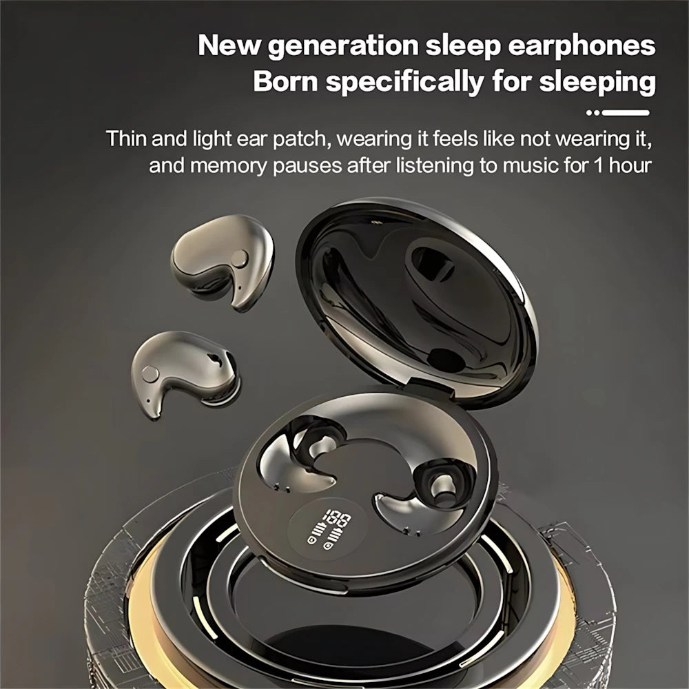 B13 Bluetooth Sleep Earphones Wireless Headset 5.3 With Comfortable Wearing Touch Control Headphone Earbuds For All Mobile Phone by MVEnergo
