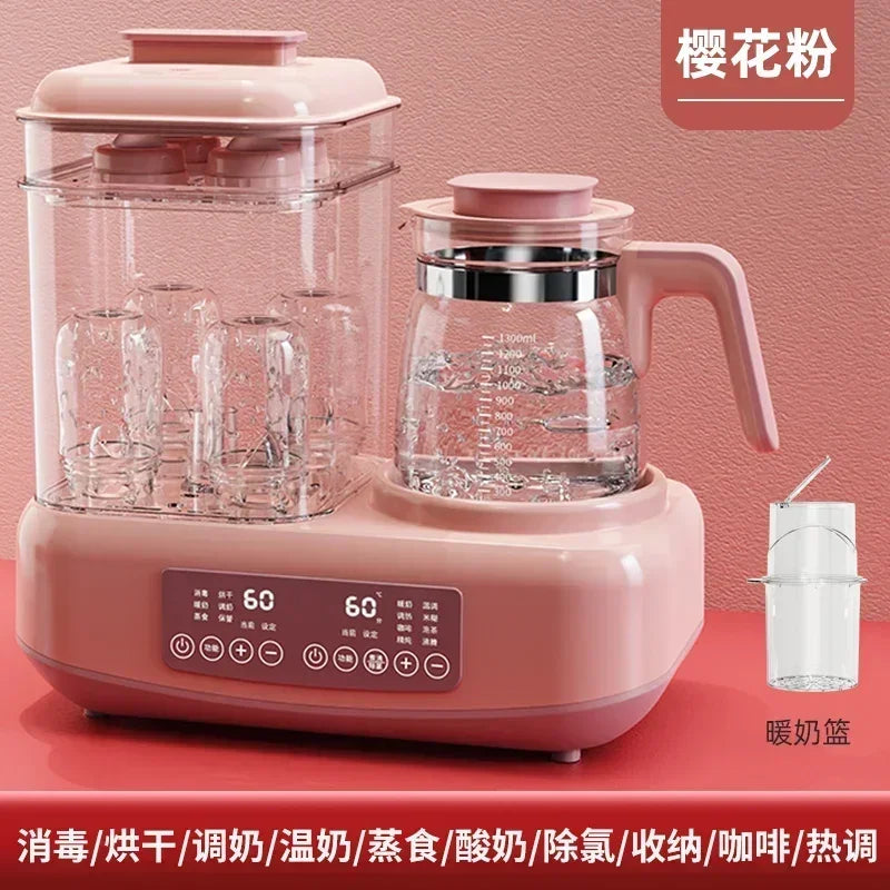 220V Baby Bottle Sterilizer with Drying Two-in-one Warm Milk Heater Constant Temperature Kettle Feeding Milk Mixer Electric C by MVEnergo
