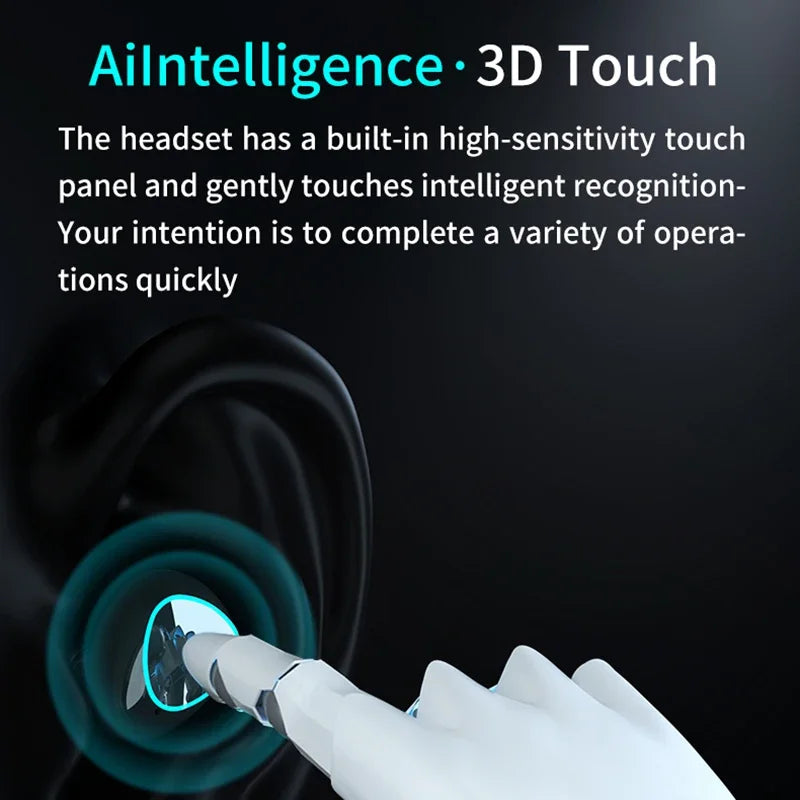 TWS M10 Wireless Bluetooth Headset with Charge Box for Phone Noise Cancelling Mic Earbuds LED Display Headphones Sport Earphones by MVEnergo