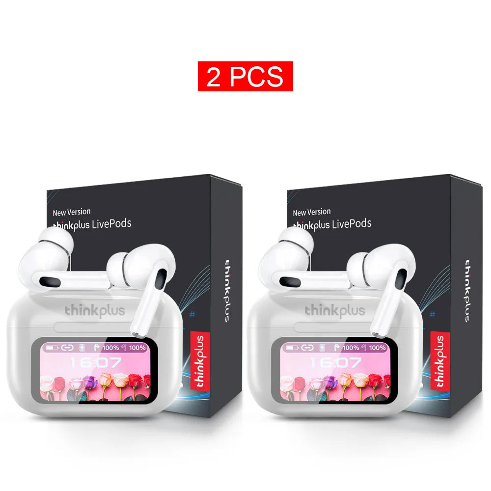 Original Thinkplus TWS Wireless Bluetooth Earphones Noise Canceling Headsets Full Color Touch Screen Headphones Hi-Fi Earbuds by MVEnergo