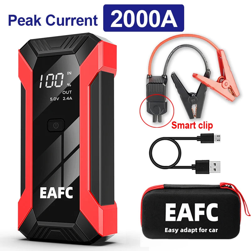 Power Bank 2000A/600A 12V Car Battery Jump Starter Portable Charger Petrol Diesel Auto Starting Device Booster Emergency Starter by MVEnergo
