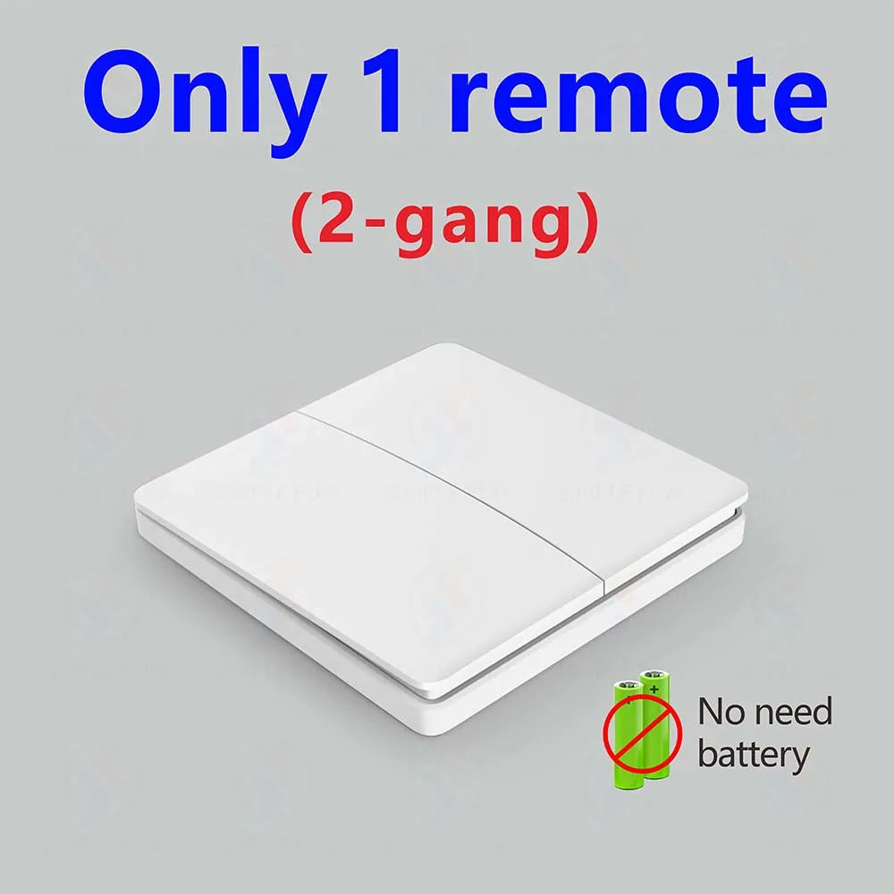 433mhz Wireless Light Switch 110V 220V 230V Self-generating Wireless Switch No Battery Required Self-Powered Waterproof Remote by MVEnergo