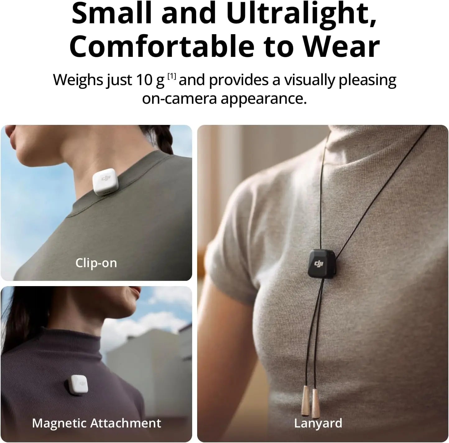 DJI Mic Mini Wireless Microphone with Intelligent Noise Cancelling High-Quality Audio With Stable Transmission by MVEnergo