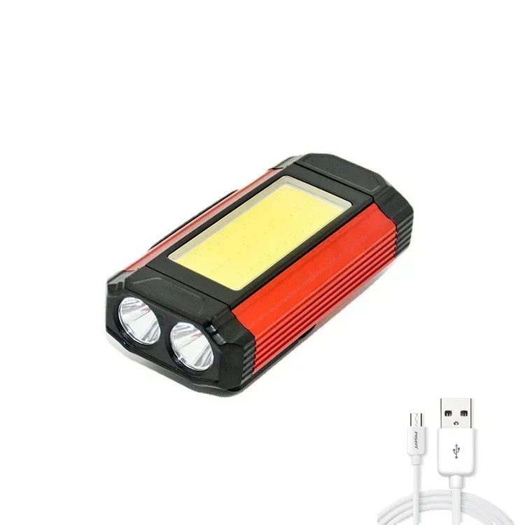 1/2/4PCS Magnetic COB Work Light USB Rechargeable LED Flashlight Portable Lantern Camping Light Type-C Power Bank Function Lamp by MVEnergo