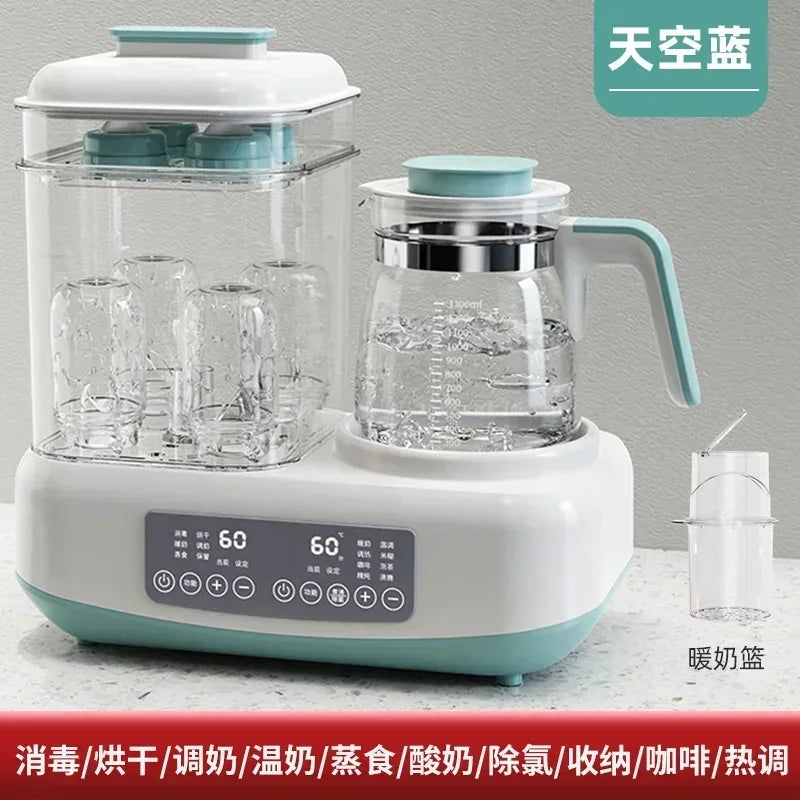 220V Baby Bottle Sterilizer with Drying Two-in-one Warm Milk Heater Constant Temperature Kettle Feeding Milk Mixer Electric C by MVEnergo