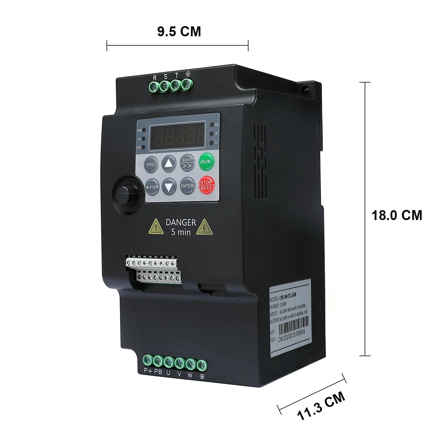 220V 380V 0.75KW 1.5KW 2.2KW 4KW 5.5KW 1Phase 3 Phase Frequency Converter / Adjustable Speed Drive / Frequency Inverter / VFD by MVEnergo