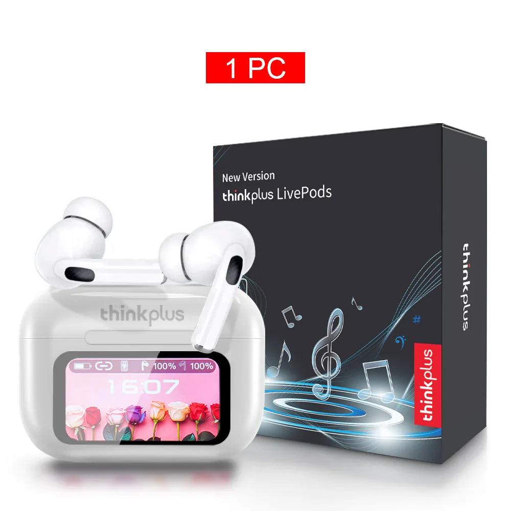 Original Thinkplus TWS Wireless Bluetooth Earphones Noise Canceling Headsets Full Color Touch Screen Headphones Hi-Fi Earbuds by MVEnergo