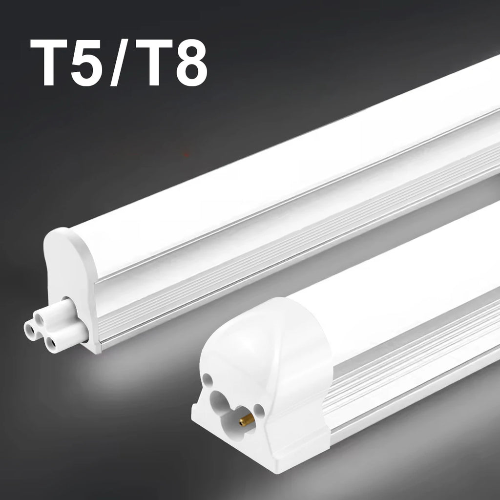 50CM T5 T8 Aluminum LED Light Tube 15W 25W LED Lamp Tube 220V For Desk Work Shop Garage Warehouse Kitchen Cabinet Lighting by MVEnergo