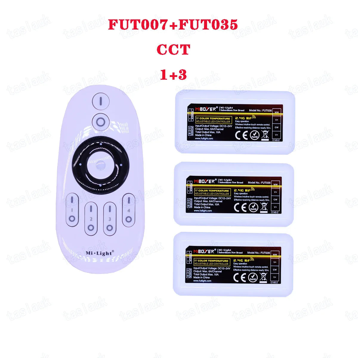 MiLight BOXER T4 B4  RGB CCT RGB RGBW CCT RGBWW FUT092 038 096 037 039 Controller DC12-24V RGB+CCT 4-Zone Touch Remote