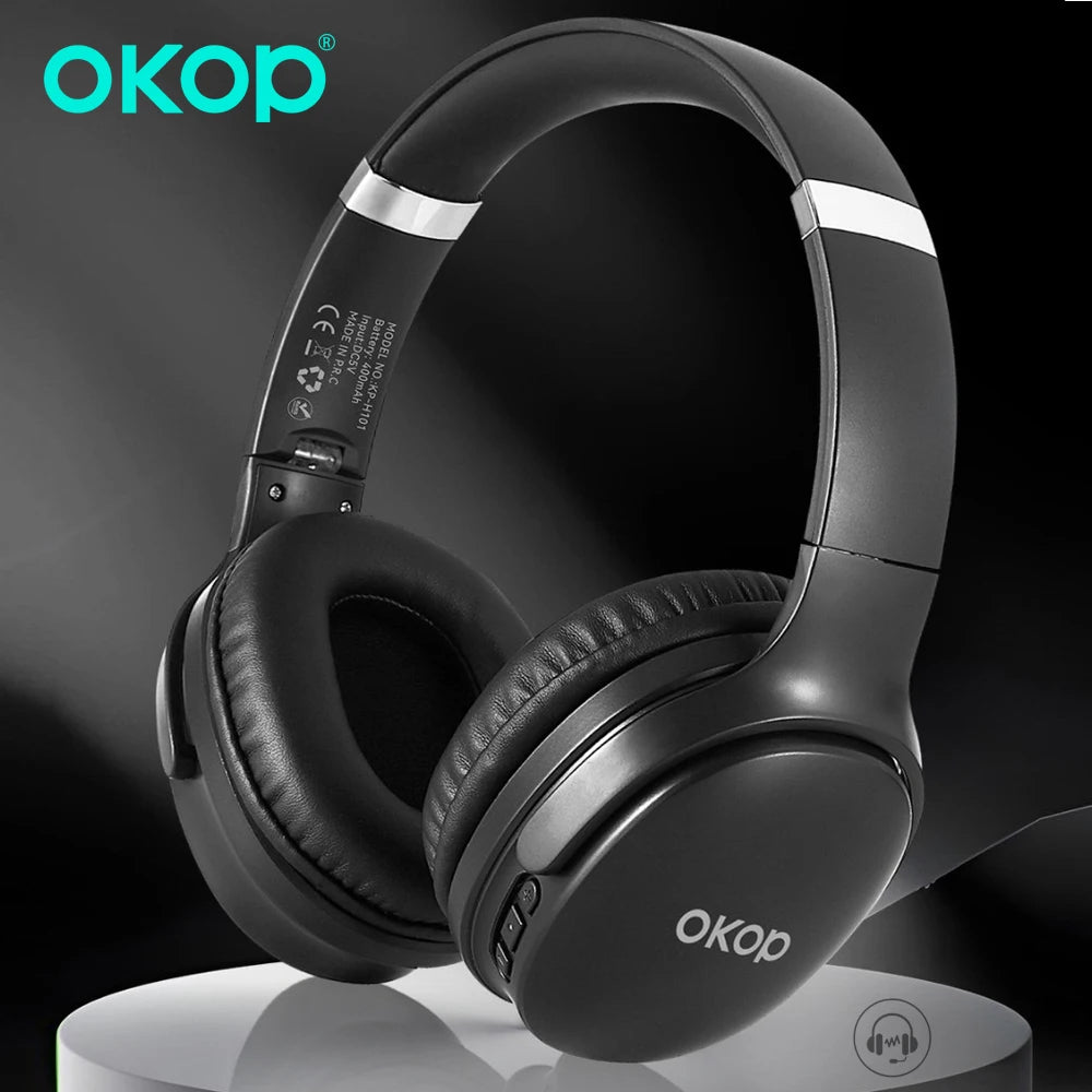 OKOP Headset Bluetooth Noise Reduction Headset,Waterproof Sweat-proof Sports Headset,E-sports Game Headse Earphones & Headphones by MVEnergo