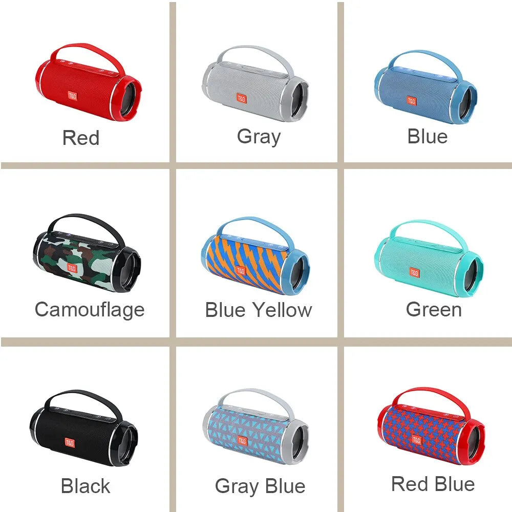 Bluetooth Speaker TG116c TWS Wireless Powerful Box Portable Outdoor Speakers Waterproof Subwoofer 3D Stereo Sound HandsFree Call by MVEnergo