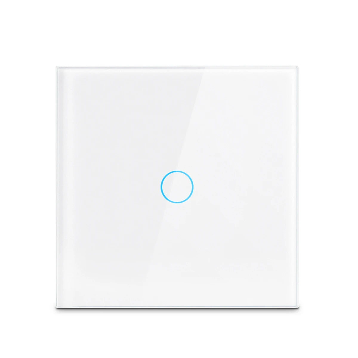 AC100-240 Touch Switch Power Led Panel Wall Light Switches Tempered Black White Crystal Glass 1/2/3 Gang Interruttore Switch by MVEnergo