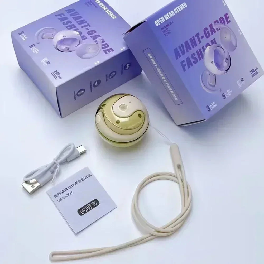 Wireless BT Earbuds Real-time Bluetooth Headphones High Quality Sound Sports In-Ear Monitors with Microphone by MVEnergo