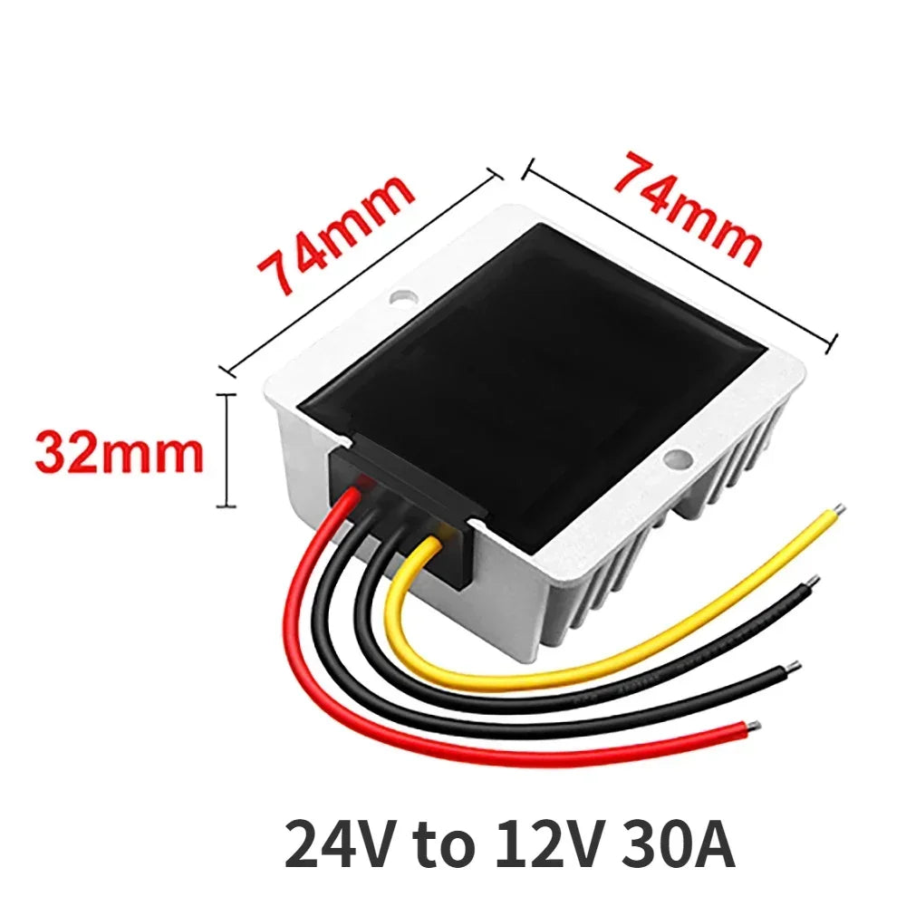 24 Volt to 12 Volt 40A 24V to 13.8V 30A 20A 15A 10A 8A 5A Voltage Transformer DC DC Converter Step Down Buck Regulator by MVEnergo