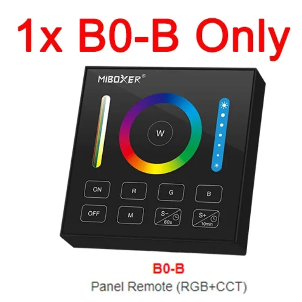 MiBoxer 2.4G Wireless RGBCCT LED Panel Remote FUT100 FUT092 FUT092B B3 T3 B4 T4 B0 B8 S2W+ C5 Y3 FUT088 FUT089 FUT089B FUT089S