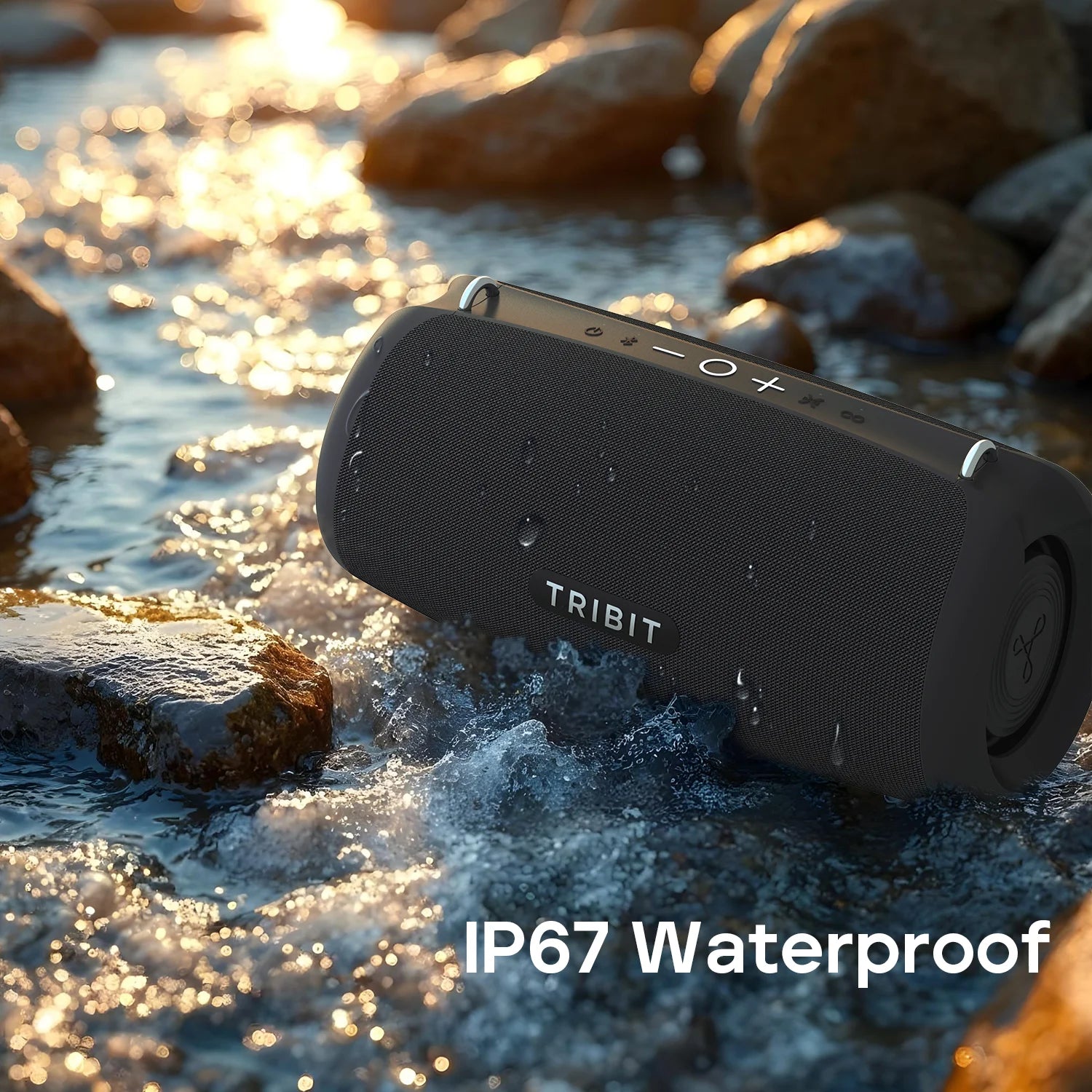 TRIBIT StormBox Lava 80W Portable Bluetooth Speaker Built-in Powerbank, APP Control, IP67 Waterproof for Outdoor, Camping, Party by MVEnergo
