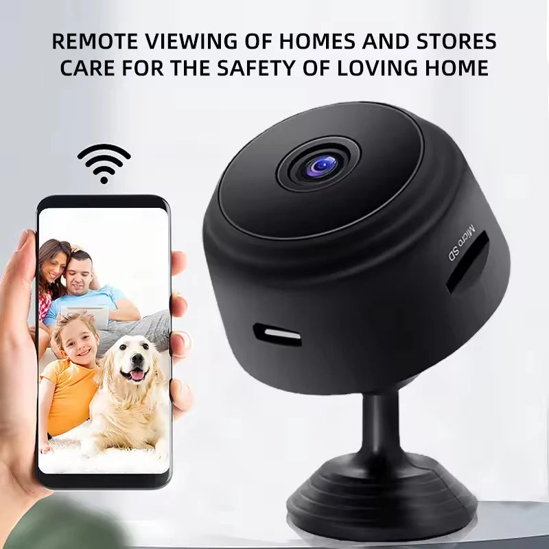 A9 Wifi Mini Camera 1080P Security MonitoringWireless Remote Night Vision Video SurveillanceSmart Home Mini DV Cam HD Camera by MVEnergo