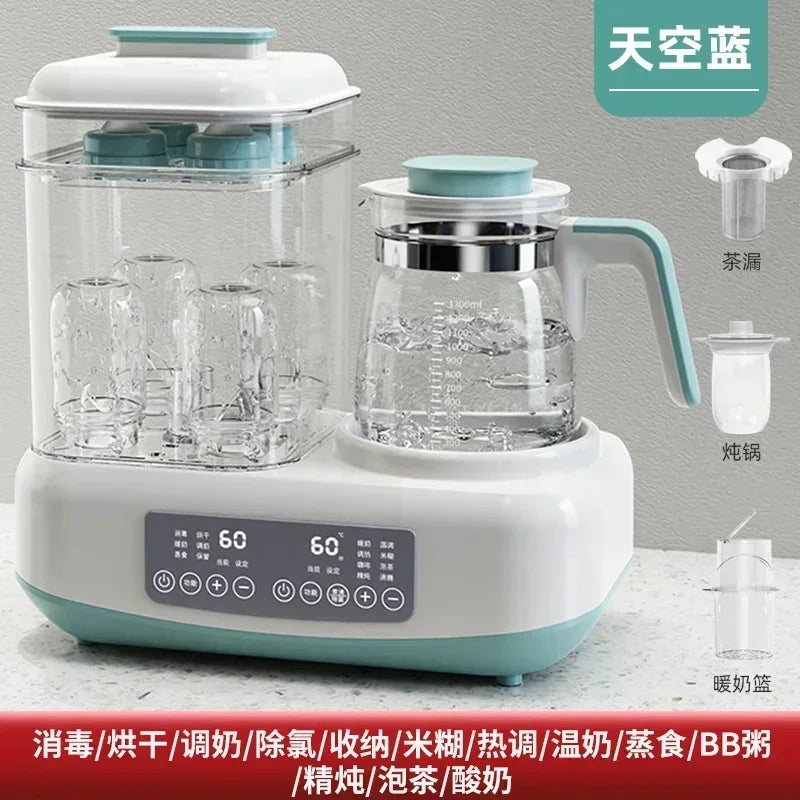 220V Baby Bottle Sterilizer with Drying Two-in-one Warm Milk Heater Constant Temperature Kettle Feeding Milk Mixer Electric C by MVEnergo