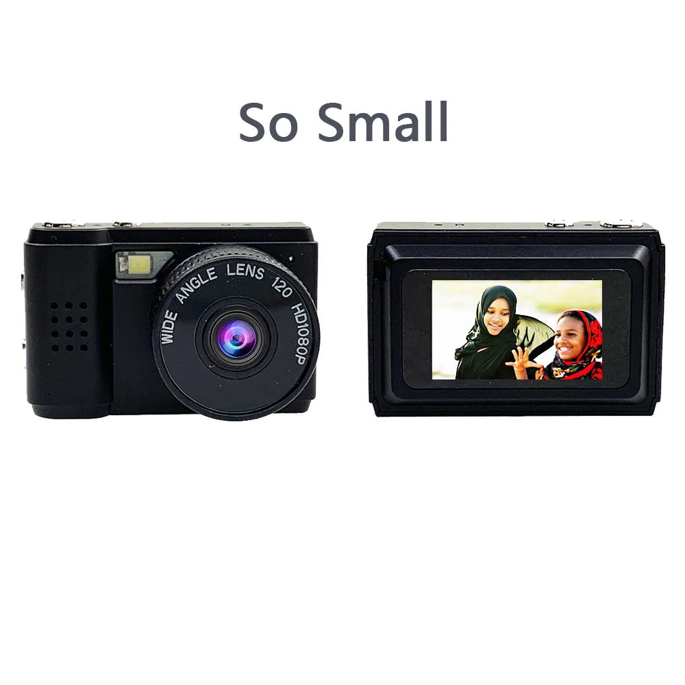 JOZUZE New Retro Mini Camera With Screen Indoor Home Outdoor 1080p Sports Portable Vintage Very Small Mini Camera Video Recorder by MVEnergo