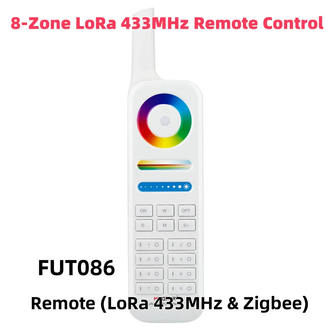 NEW FUT088/92/89/89S/89Z/86 FUT100 C4/5 Y3 PUSH1/2 S2W+2.4G RF Wireless Hand Panel Remote for Miboxer RGBCCT LED Controller Lamp