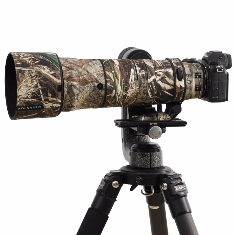 ROLANPRO Lens Coat For Nikon Z 180-600mm F/5.6-6.3 VR Waterproof Protective Case Camouflage Rain Cover Z180-600 Guns Sleeve by MVEnergo
