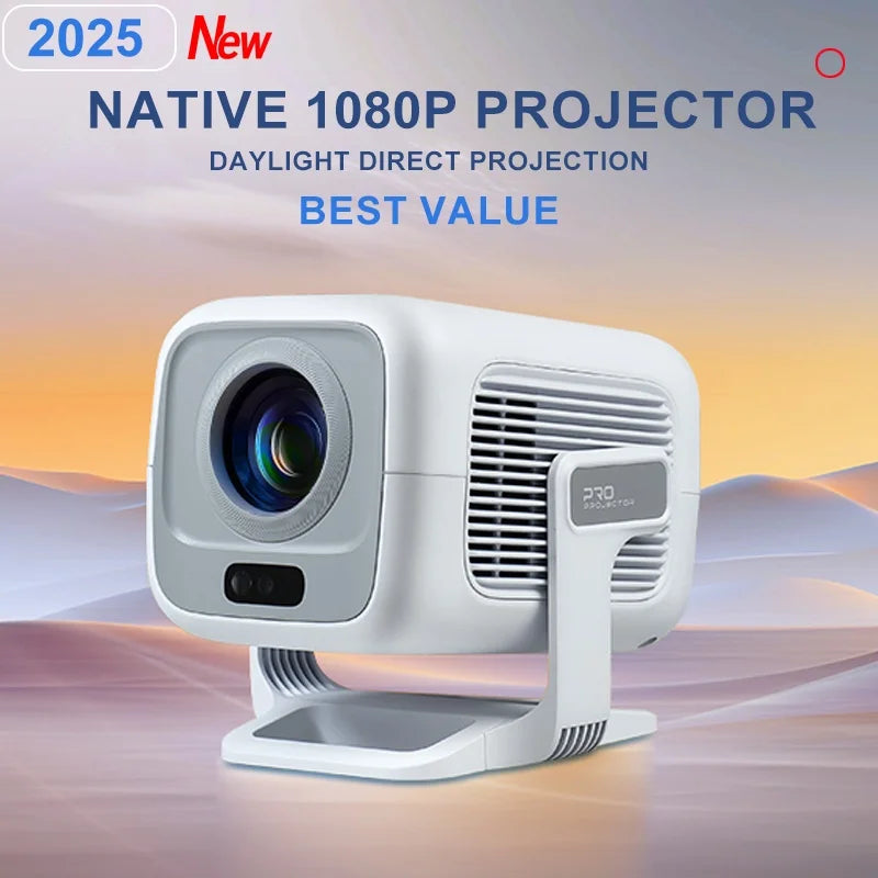DITONG X3Plus HD projector Native 1080P support 4K WIFI6 BT5.4 Android mini Portable projector led home theater video projector by MVEnergo