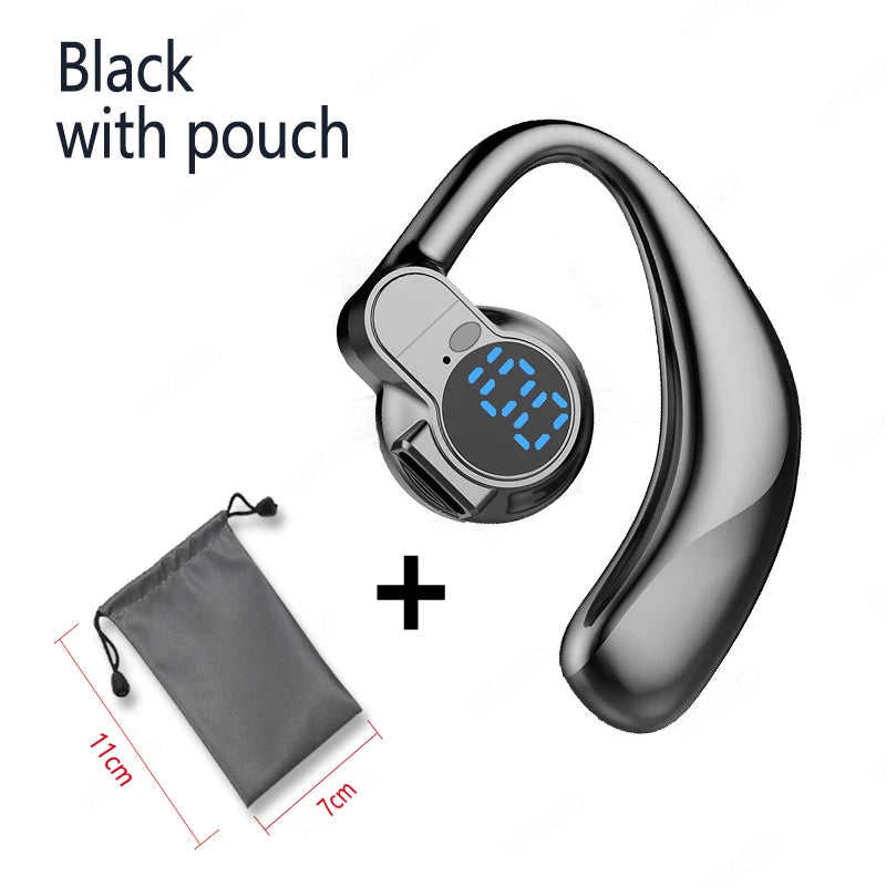 Wireless Bluetooth Headphones Full Open Headset Air Conduction Ear Hook Earphones Handsfree Noise Canceling Audifonos Sports by MVEnergo