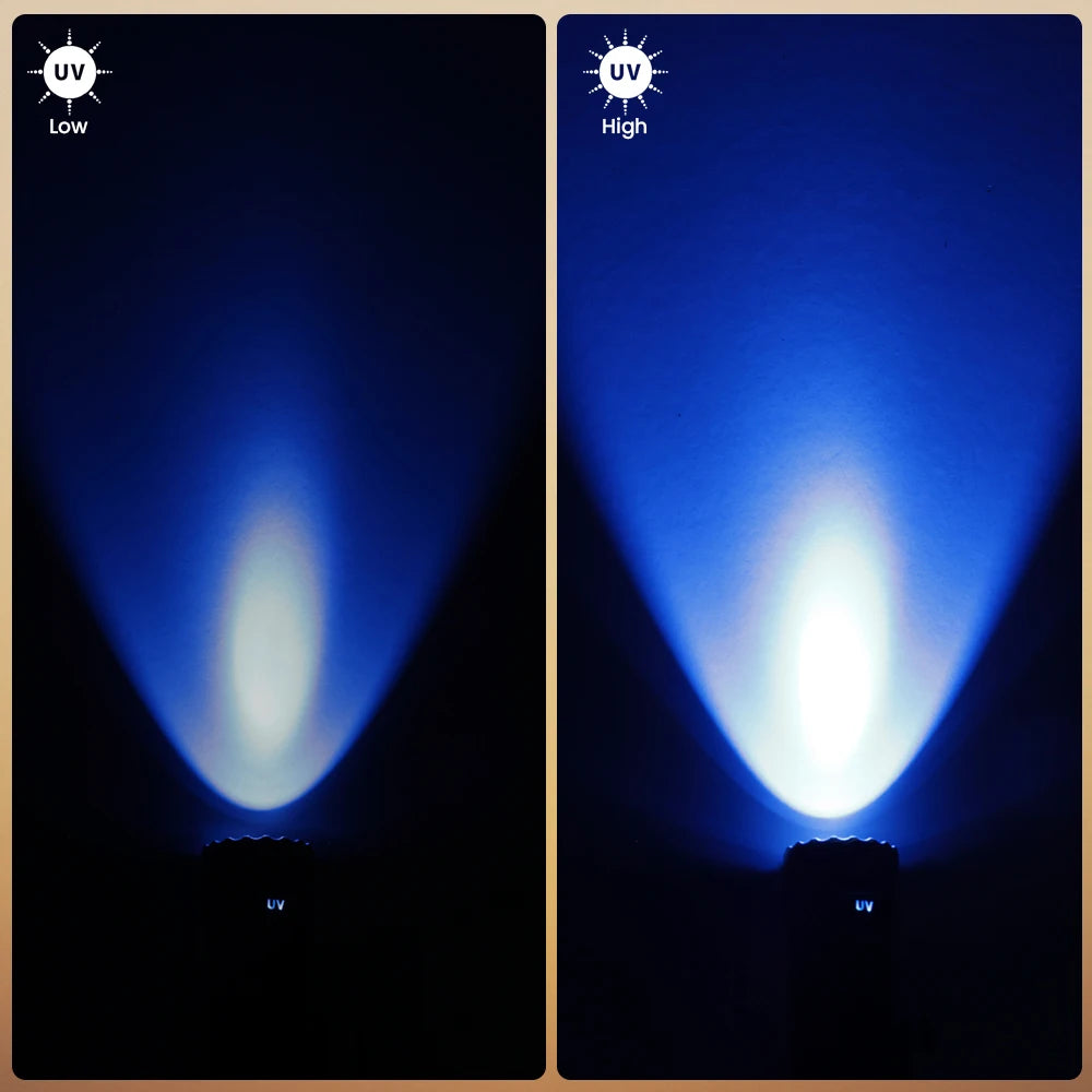 Sofirn SR23 Flashlight EDC TN3535 3000LM 365nm UV SST08 USB-C 21700 Rechargeable Light With Dual Switch by MVEnergo