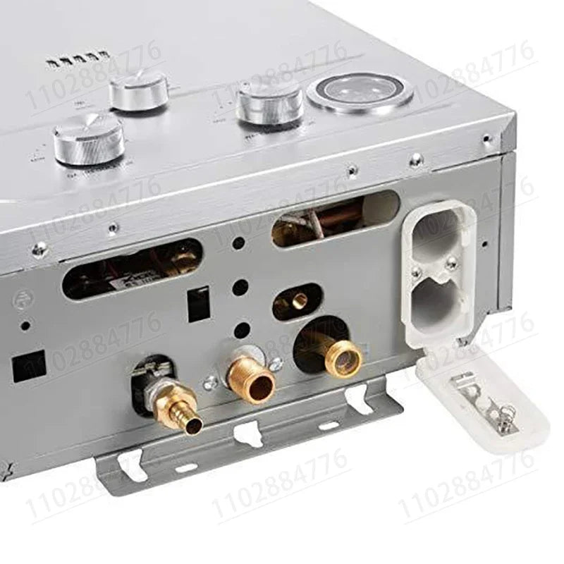 DIVEDEER 6L/8L/10L/12L/16L/18L Stainless Steel Wall-mounted LPG Water Heater Automatic Quick Burning Hot Copper Water Tank by MVEnergo