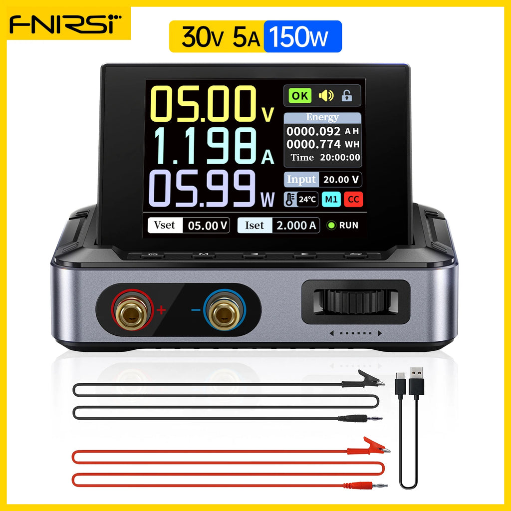 FNIRSI DPS-150 Laboratory DC Power Supply CNC Adjustable 30V 5A Digit Display Mini Portable Regulator Switching Power Supply by MVEnergo