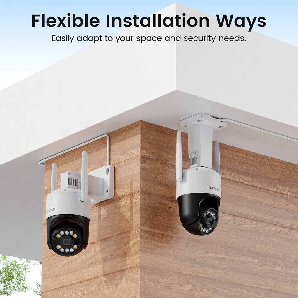 ZOSI C296 5MP/8MP PTZ WiFi 6 Camera Person Vehicle Package Detect Wireless CCTV Video Surveillance Cam Home Security Protection by MVEnergo