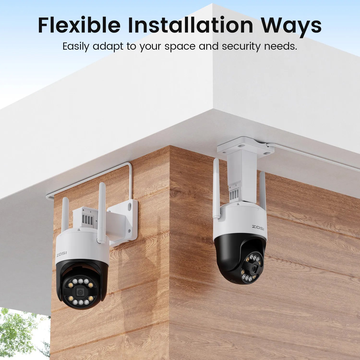 ZOSI C296 5MP/8MP PTZ WiFi 6 Camera Person Vehicle Package Detect Wireless CCTV Video Surveillance Cam Home Security Protection by MVEnergo