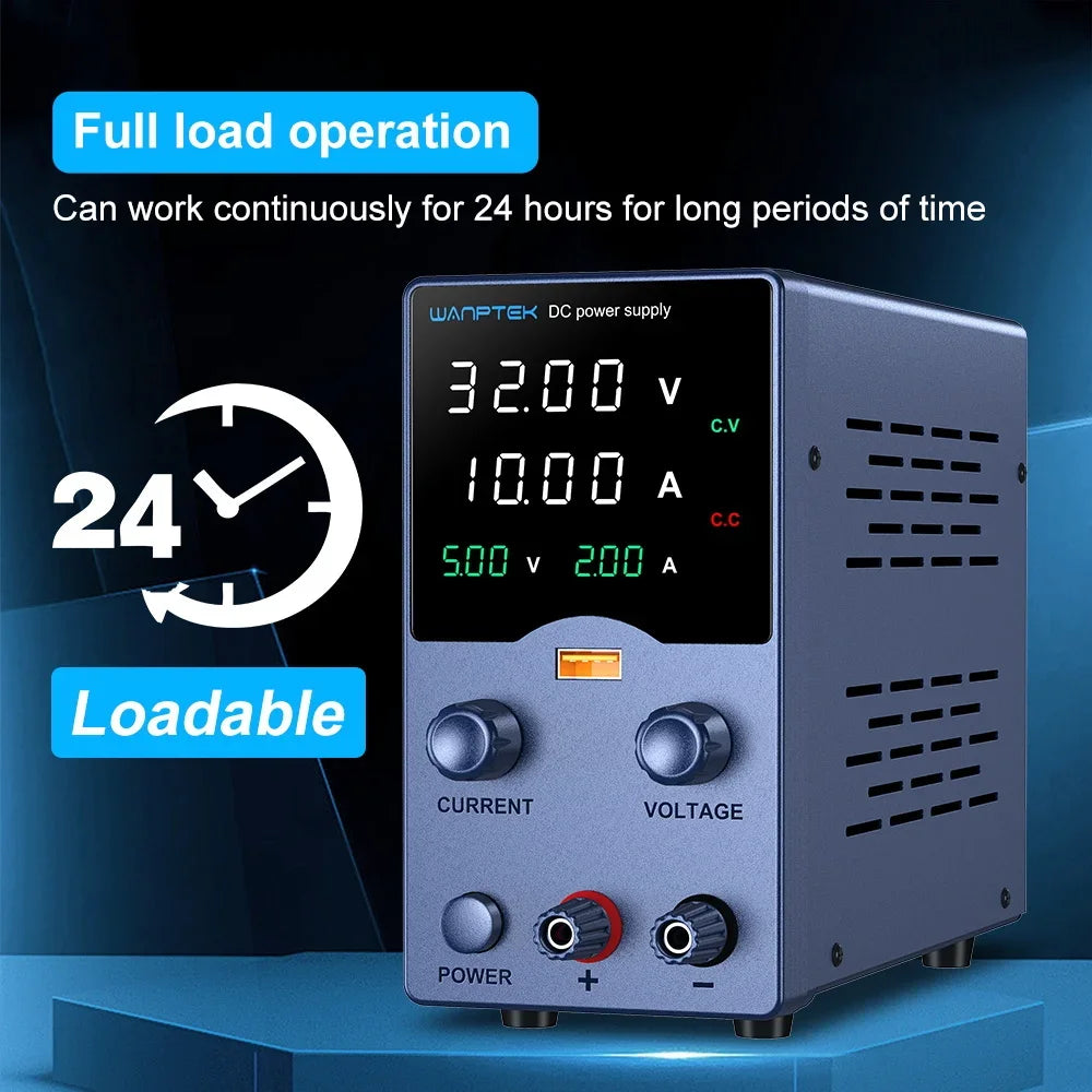 Lab Power Supply Encoder adjustment Adjustable DC Power Supply 30V 10A 5A Bench Power Source 120V 60V 5A 3A for gold-plating by MVEnergo