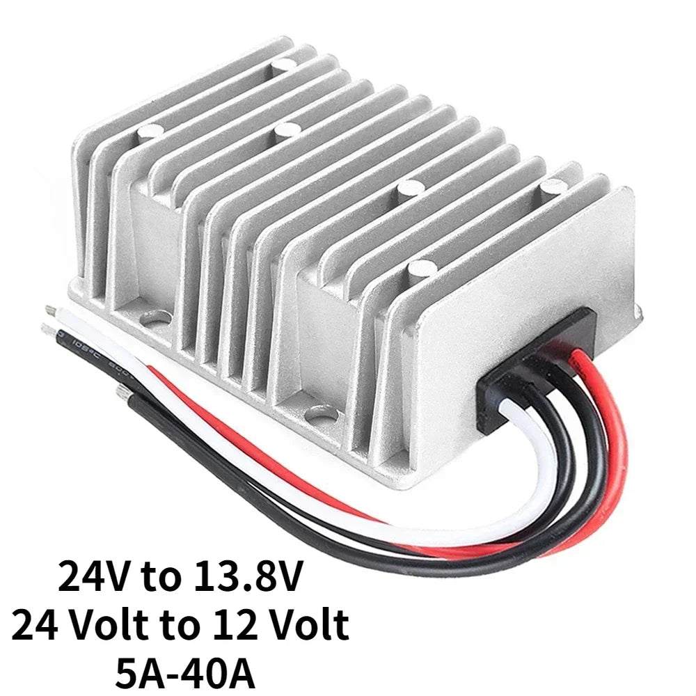 24 Volt to 12 Volt 40A 24V to 13.8V 30A 20A 15A 10A 8A 5A Voltage Transformer DC DC Converter Step Down Buck Regulator by MVEnergo