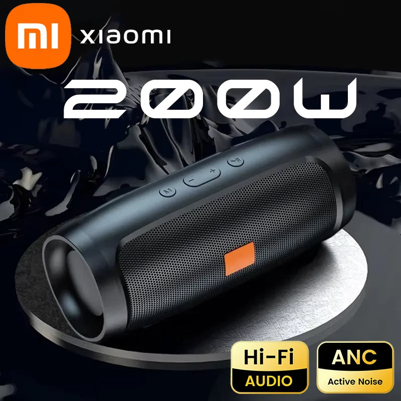 2025NEW XIAOMI Portable Bluetooth Speaker Wireless High Fidelity Surround Sound Box Outdoor Waterproof Camping Party Loudspeaker by MVEnergo